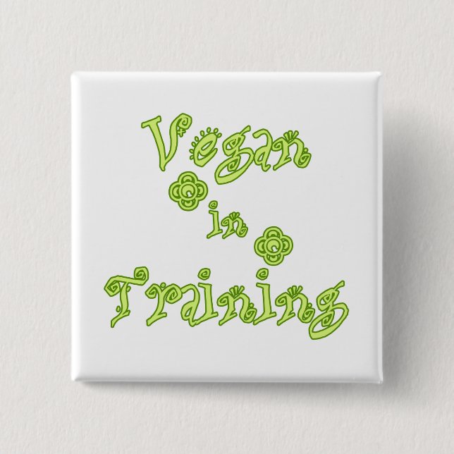 Vegan in der Ausbildung Button (Vorderseite)