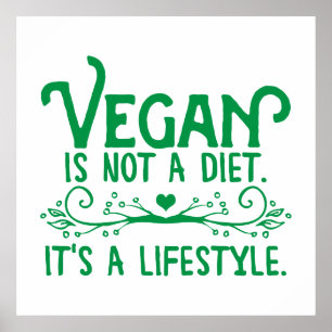 Vegan is not a Diet Poster