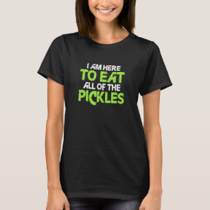 Vegan Iss Alle Essiggurken Gemüse Vegetarisch T-Shirt
