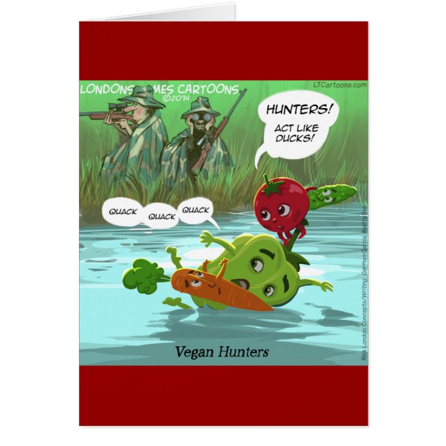 Vegan Jäger Funny (Vorne)