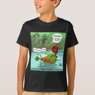 Vegan Jäger Funny T-Shirt