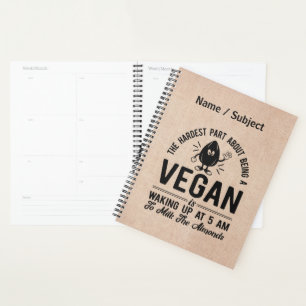 Vegan kaum, Milk the Almonds, Funny Vegan Planer