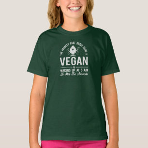 Vegan kaum, Milk the Almonds, Vegan Girl's T-Shirt