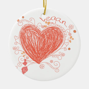 Vegan Keramikornament