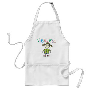 Vegan Kid Girl Schürze