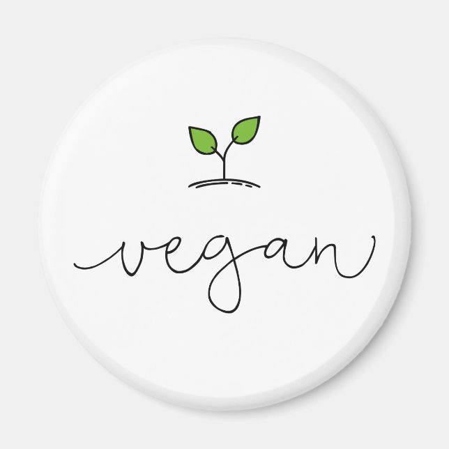 Vegan Magnet (Vorne)