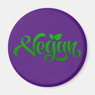 Vegan Magnet - Pflanzliches Geschenk für den Kühls