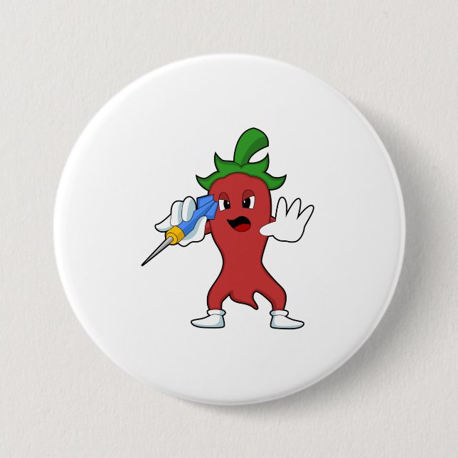 Vegan Pepper bei Darts mit Dart.PNG Button (Vorderseite)