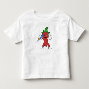 Vegan Pepper bei Darts mit Dart.PNG Kleinkind T-shirt