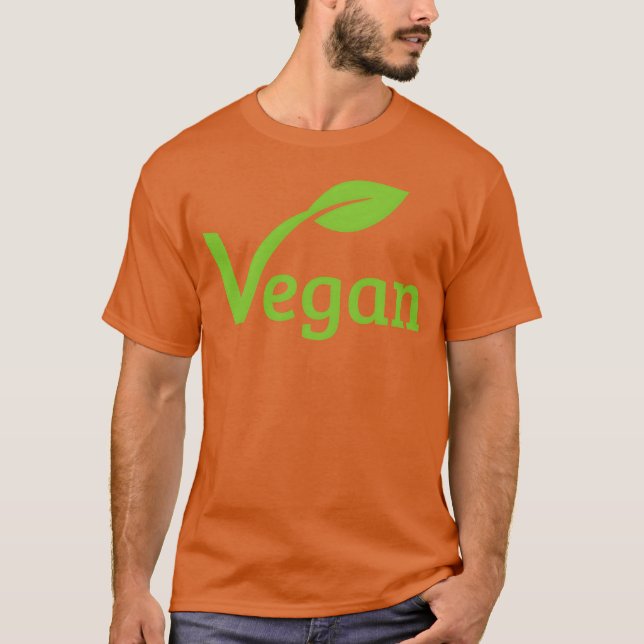 Vegan Plant Organic Green Food family T-Shirt (Vorderseite)