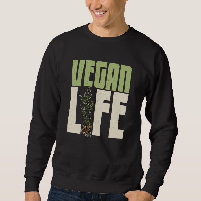 Vegan plants nutrition greens food Salad Food  5 Sweatshirt (Vorderseite)