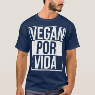 Vegan Por Vida Chola Mexican Chicana Vegana Vegeta T-Shirt