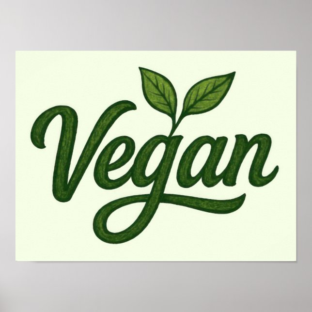 Vegan Poster (Vorne)