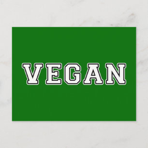 Vegan Postkarte