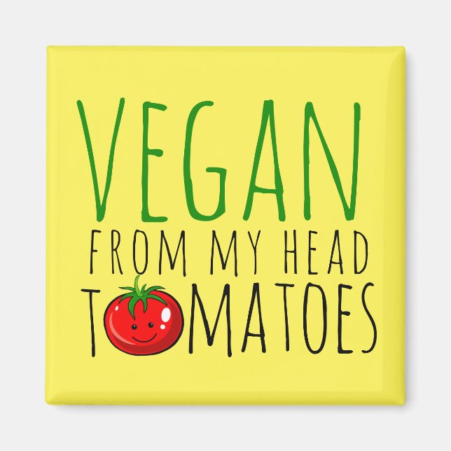 Vegan Pun Magnet (Vorne)