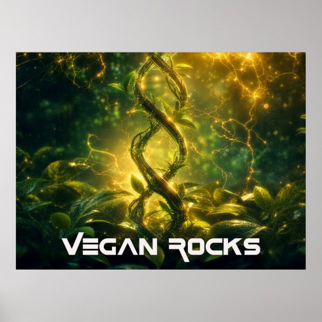 VEGAN ROCKS POSTER (Vorne)