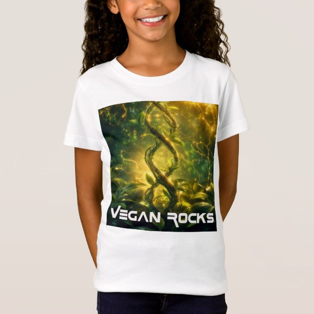 VEGAN ROCKS T-Shirt (Vorderseite)