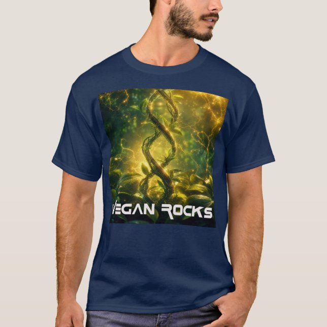 VEGAN ROCKS T-Shirt (Vorderseite)