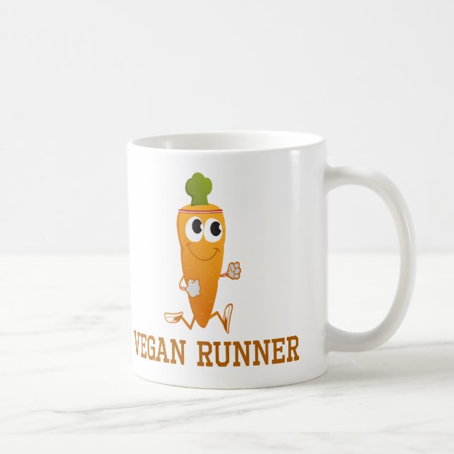 Vegan Runner Carrot Tasse (Rechts)