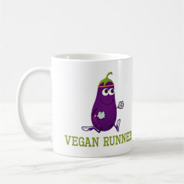 Vegan Runner Eggplant Tasse