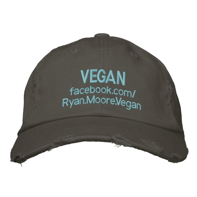 VEGAN Ryan.Moore.Vegan Bestickte Kappe (Vorderseite)
