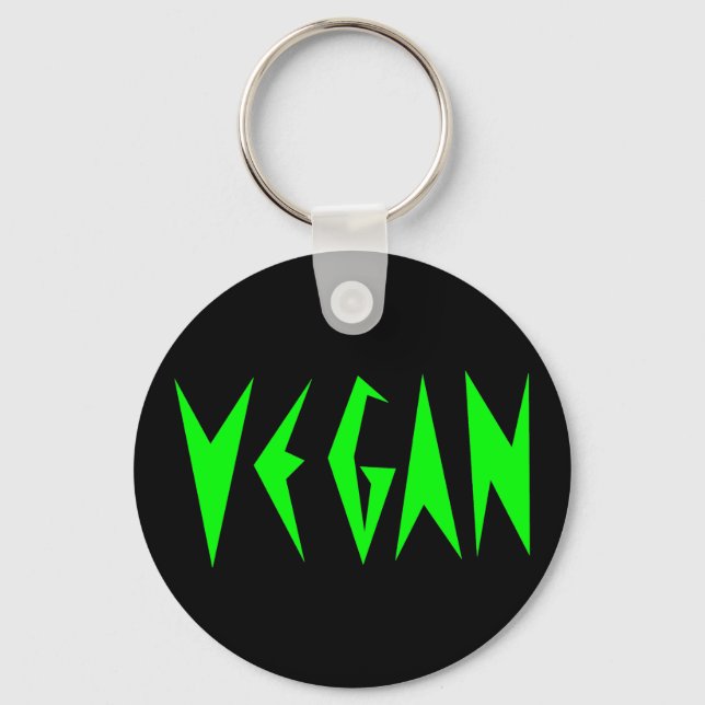 VEGAN SCHLÜSSELANHÄNGER (Vorderseite)