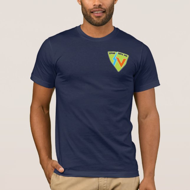 Vegan Super Hero T-Shirt (Vorderseite)
