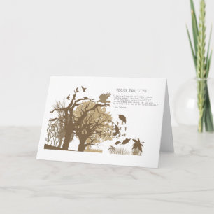 Vegan - Tolstoy Zitat Karte