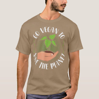 Vegan, um die Vegane pflanzliche Ernährung zu rett T-Shirt