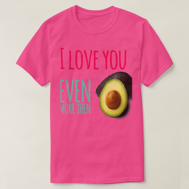 Vegan Valentinex27s Tag Avocado Lover Avocado T-Shirt (Design vorne)