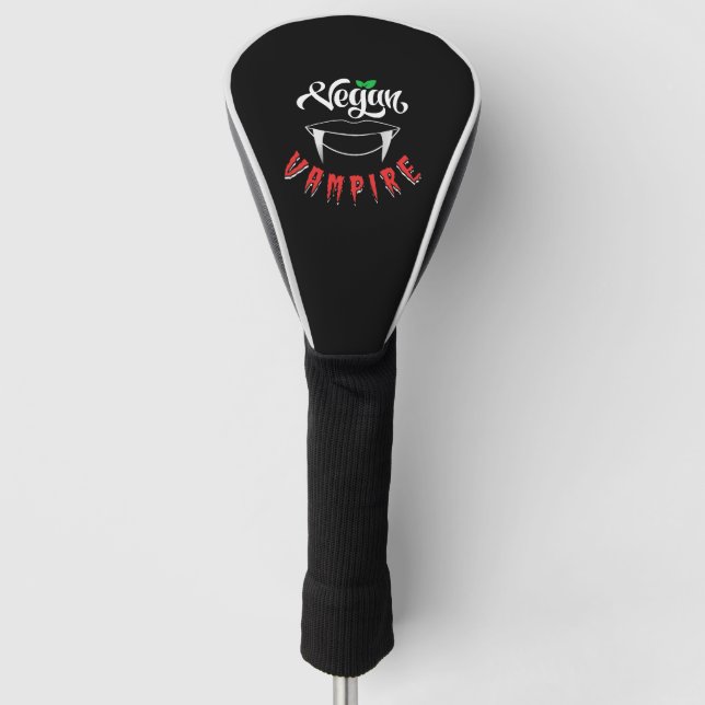 Vegan Vampire Golf Headcover (Vorderseite)