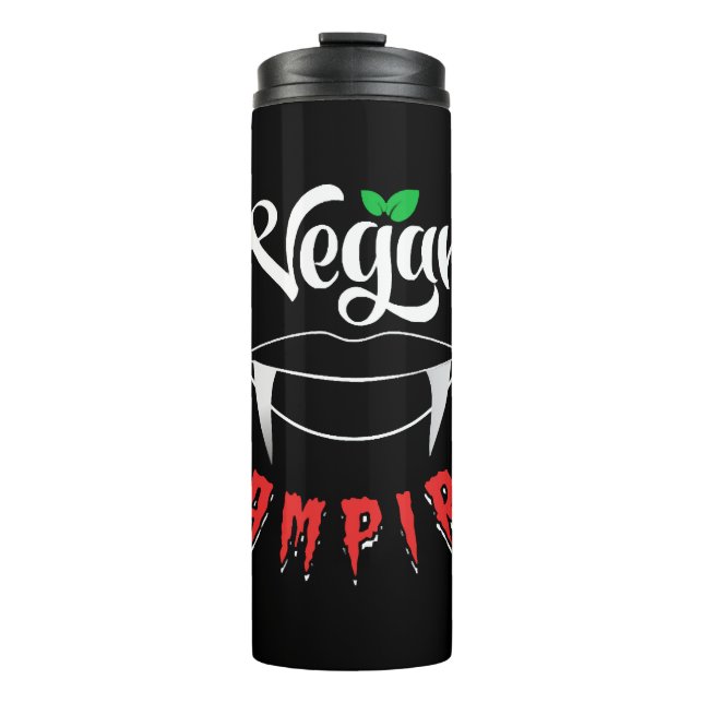 Vegan Vampire Thermosbecher (Vorderseite)