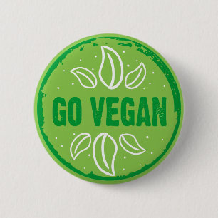Vegan, vegan, vegetarisch, vegetarisch, button