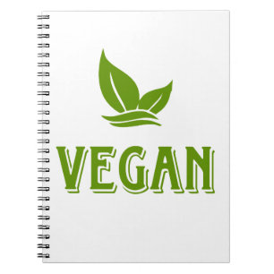 Vegan, vegan, vegetarisch, vegetarisch, notizblock