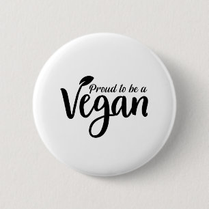 Vegan Veganismus Tierschutz Vegane Geschenkidee Button