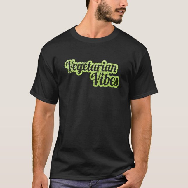 Vegan Vegetarian Food Vegans Plant Based Veggies V T-Shirt (Vorderseite)