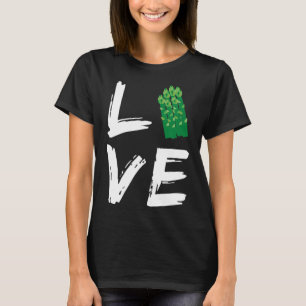 Vegan Vegetarian Love Asparagus T-Shirt