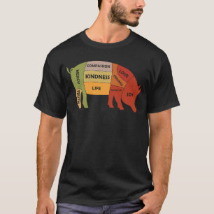 Vegan Vegetarier I Liebe Veggies Gemüse Veganismus T-Shirt