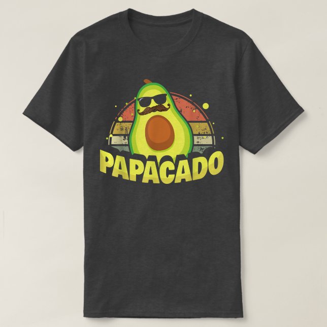 Vegan Vegetarier Keto Diät Avocado Lover Papaca T-Shirt (Design vorne)