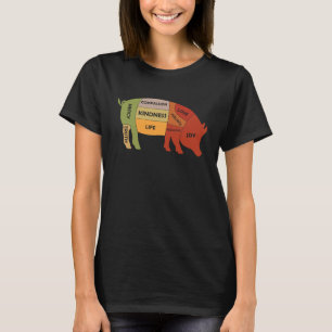 Vegan Vegetarisch Ich Liebe Gemüse Gemüse Veganism T-Shirt