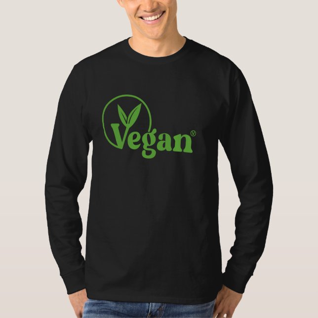 Vegan - Vegetarische Liebe Vegan T-Shirt (Vorderseite)
