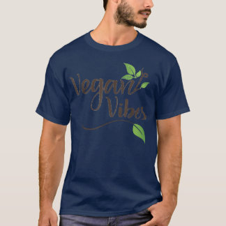 Vegan Vibes T T-Shirt Vegetarisches Tierrecht Funn