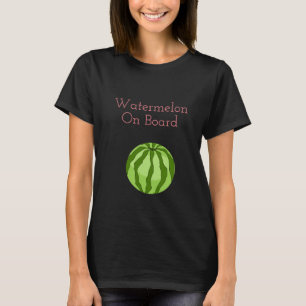 Vegan Watermelon Schwangerschaft T - Shirt Frauen