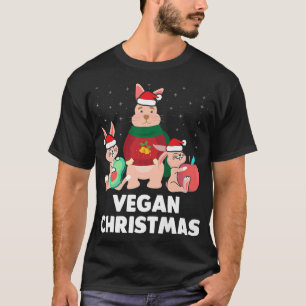 Vegan Weihnachten Avocado Lover Vegetarische Ernäh T-Shirt