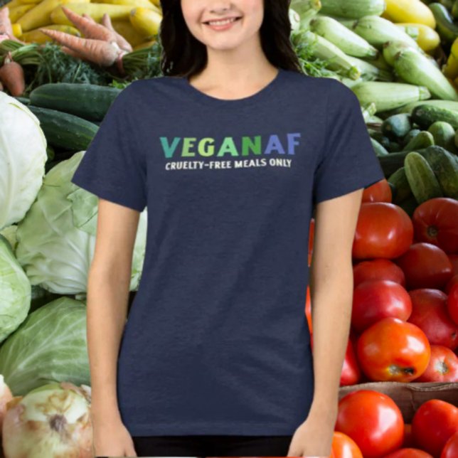 VeganAF Shirt - Nur grausame Mahlzeiten (Von Creator hochgeladen)
