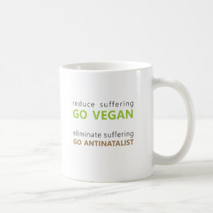 vegane/antinatalist Tasse