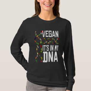 Vegane Aussage! Vegane DNA mit Liebe für Tiere T-Shirt
