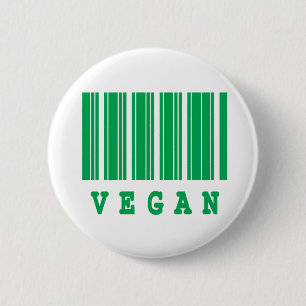 Vegane Barcode-Gestaltung Button