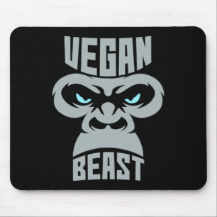 Vegane Besenarbeit Muskel Gorilla Gym Bodybuildin Mousepad