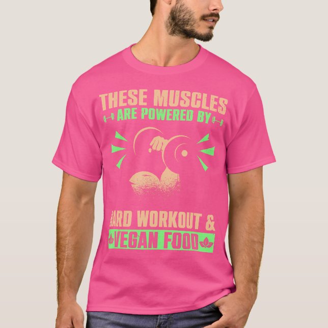 Vegane Bodybuilding T-Shirt (Vorderseite)